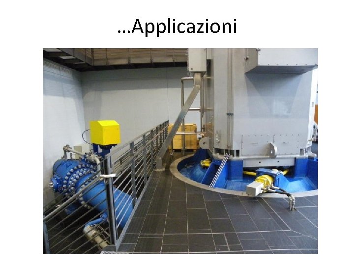 …Applicazioni …Applicazioni