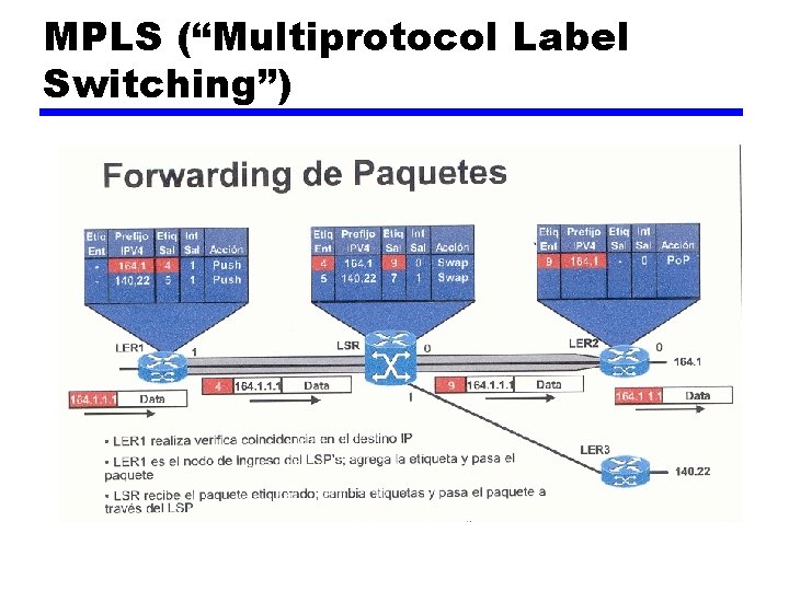 MPLS (“Multiprotocol Label Switching”) 