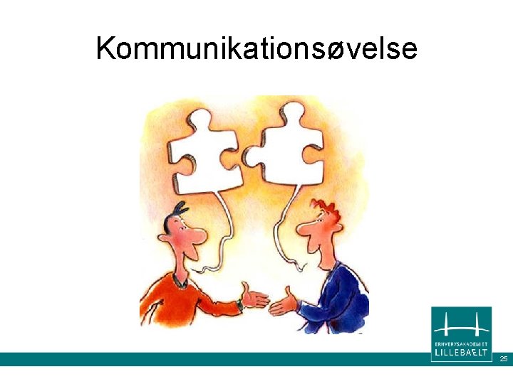 Kommunikationsøvelse 25 Kommunikationsøvelse 25