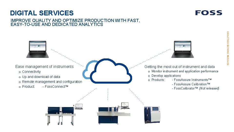 DIGITAL SERVICES IMPROVE QUALITY AND OPTIMIZE PRODUCTION WITH FAST, EASY-TO-USE AND DEDICATED ANALYTICS Ease