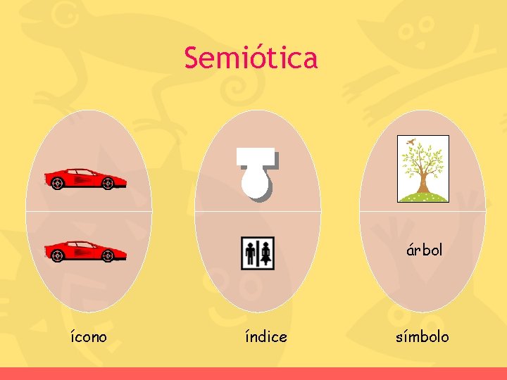 Semiótica árbol ícono índice símbolo 