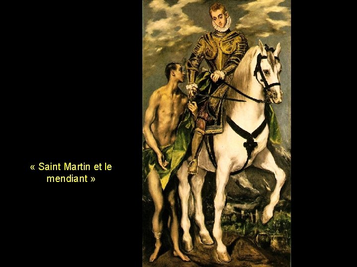  « Saint Martin et le mendiant » 