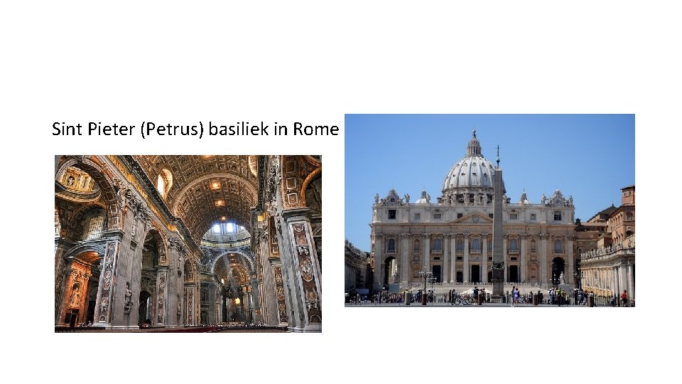 Sint Pieter (Petrus) basiliek in Rome 