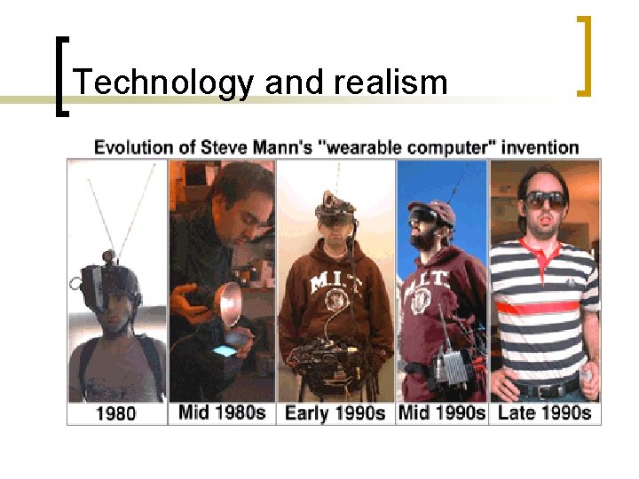 Technology and realism 