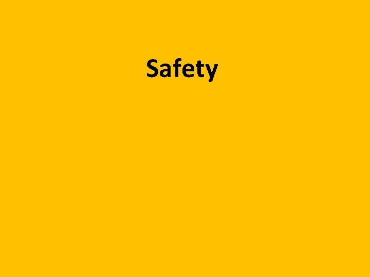 Safety 