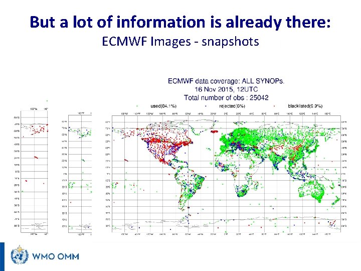 But a lot of information is already there: ECMWF Images - snapshots 