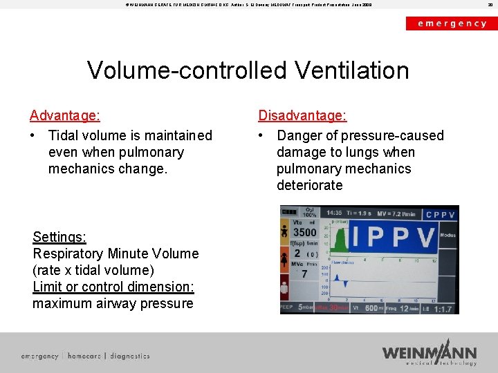 © WEINMANN GERÄTE FÜR MEDIZIN GMBH+CO. KG, Author: S. El Diwany MEDUMAT Transport Product