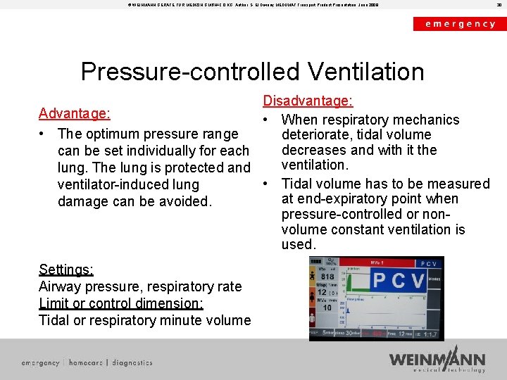 © WEINMANN GERÄTE FÜR MEDIZIN GMBH+CO. KG, Author: S. El Diwany MEDUMAT Transport Product