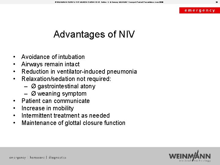 © WEINMANN GERÄTE FÜR MEDIZIN GMBH+CO. KG, Author: S. El Diwany MEDUMAT Transport Product