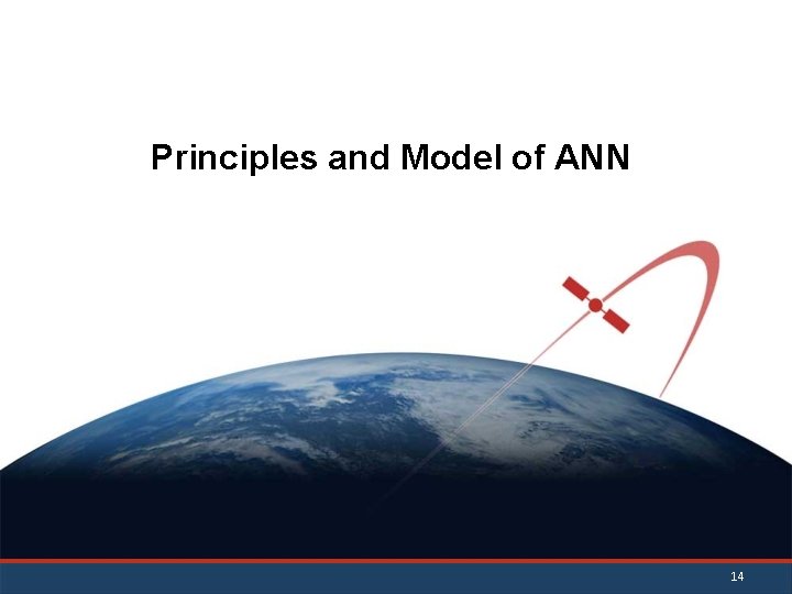 Principles and Model of ANN 14 