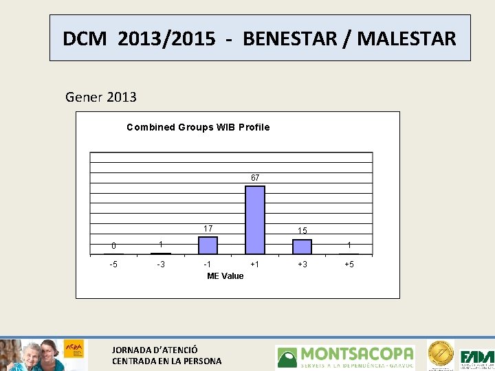 DCM 2013/2015 - BENESTAR / MALESTAR Gener 2013 Combined Groups WIB Profile 67 17