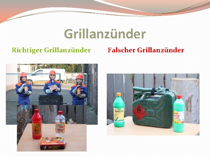 Grillanzünder Richtiger Grillanzünder Falscher Grillanzünder 