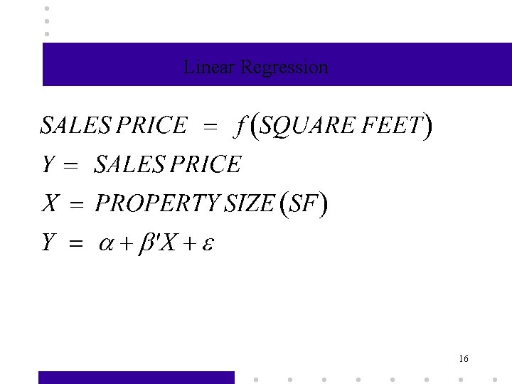 Linear Regression 16 