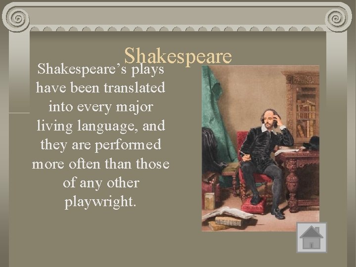 Shakespeare’s plays have been translated into every major living language, and they are performed