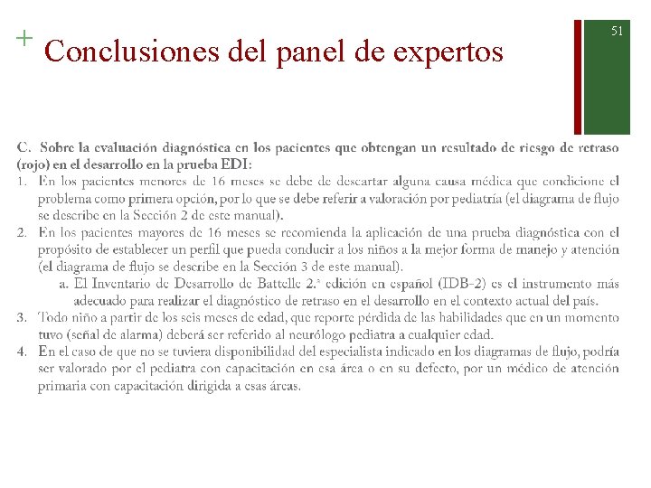 + Conclusiones del panel de expertos 51 