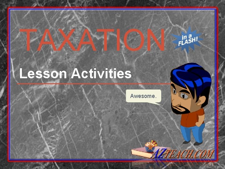 TAXATION Lesson Activities Awesome. 