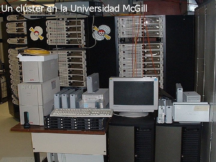 Un clúster en la Universidad Mc. Gill. Cluster de la NASA 