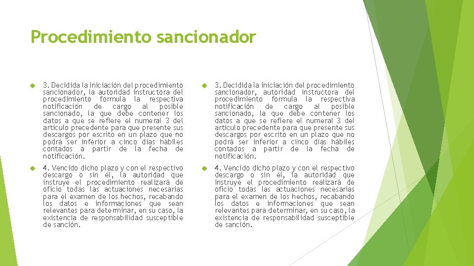 Procedimiento sancionador 3. Decidida la iniciación del procedimiento sancionador, la autoridad instructora del procedimiento