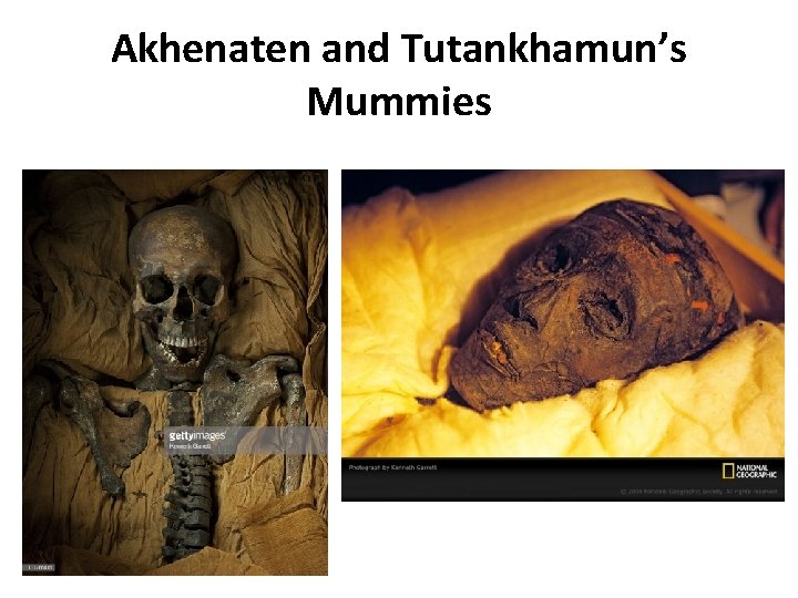 Akhenaten and Tutankhamun’s Mummies 