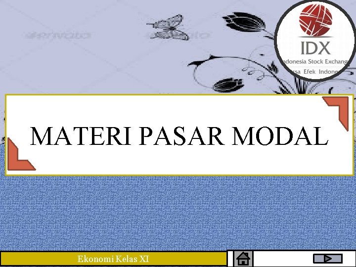 MATERI PASAR MODAL Ekonomi Kelas XI 