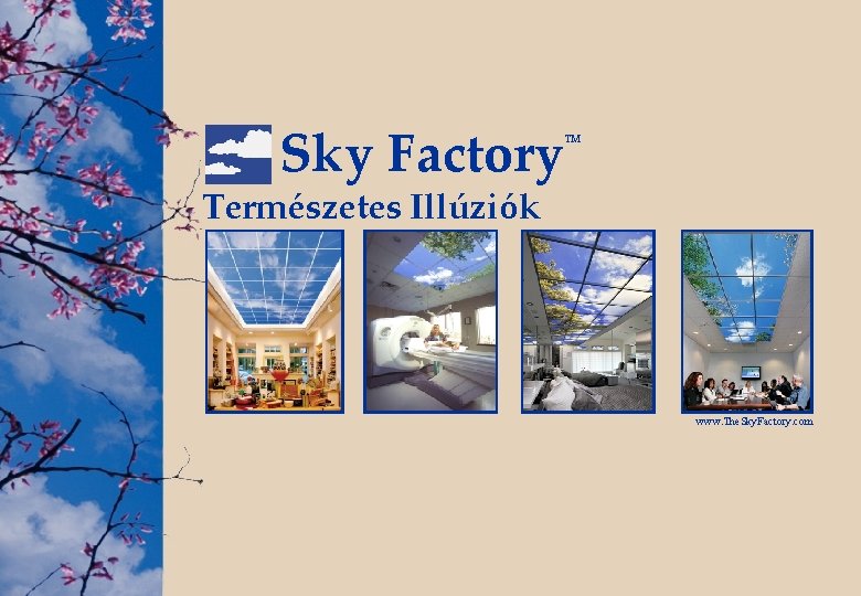Sky Factory TM Természetes Illúziók www. The. Sky. Factory. com 