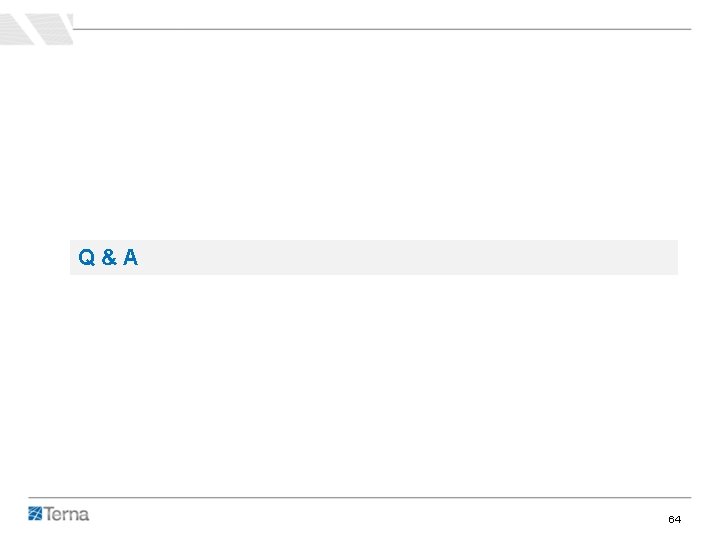 Q&A 64 Q&A 64