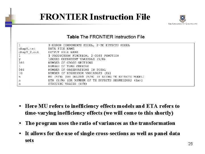 Efficiency And Productivity Measurement Stochastic Frontier Analysis D
