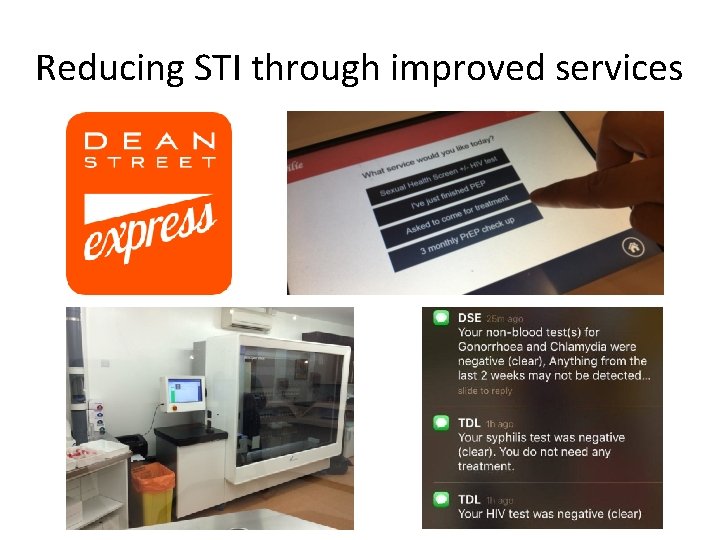 Reducing STI through improved services 