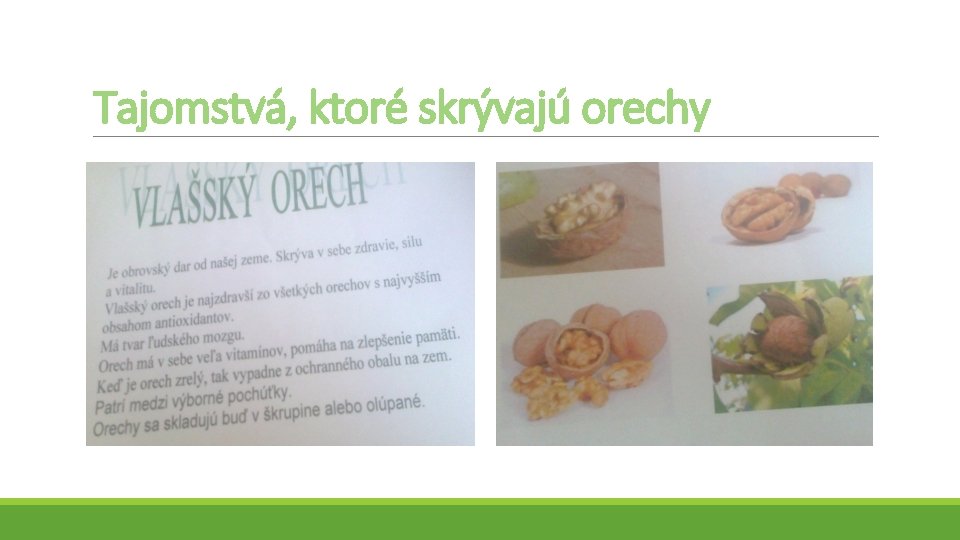 Tajomstvá, ktoré skrývajú orechy 