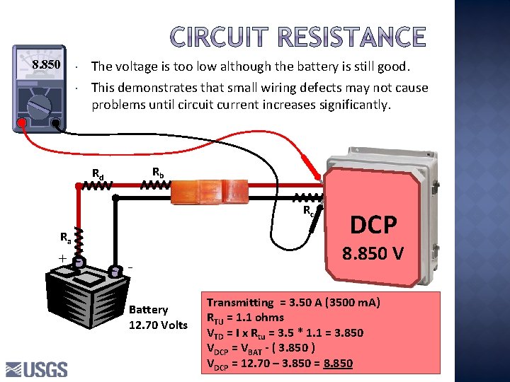 8. 850 The voltage is too low although the battery is still good. This 8. 850 The voltage is too low although the battery is still good. This