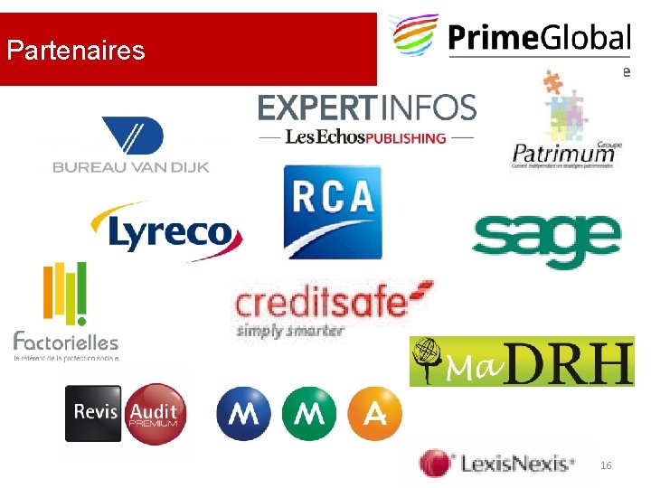 Partenaires 16 Partenaires 16