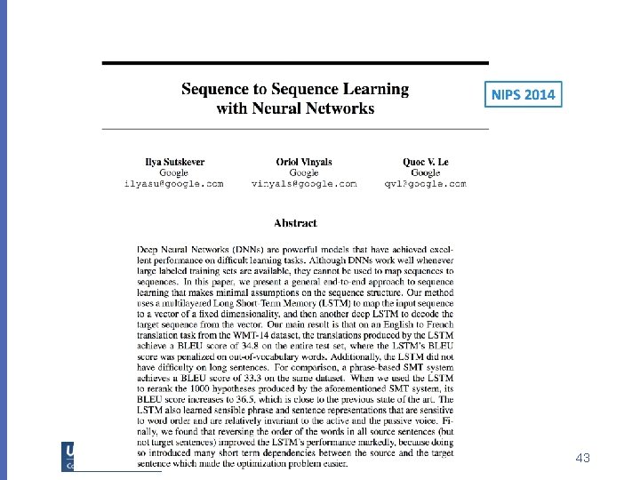 Advanced ML: Inference 43 Advanced ML: Inference 43