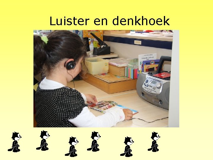 Luister en denkhoek 