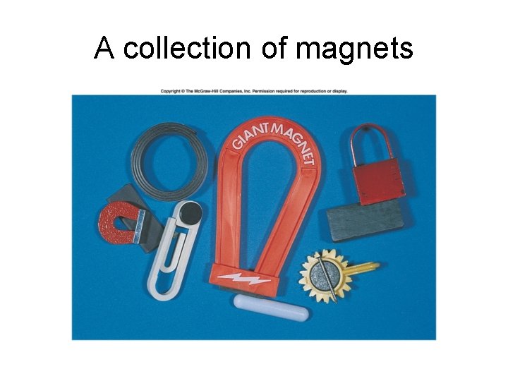 A collection of magnets 