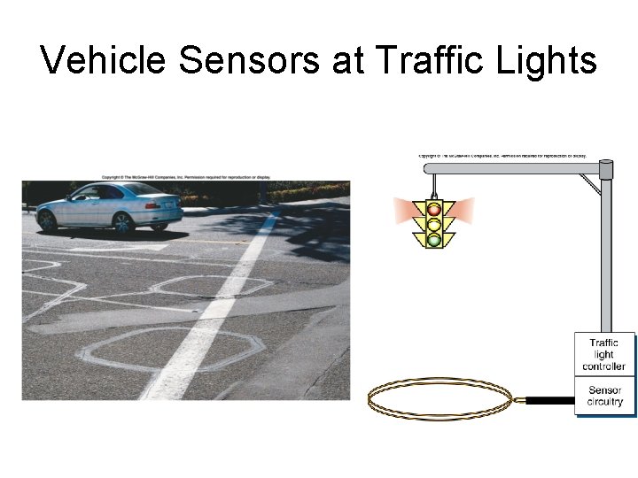 Vehicle Sensors at Traffic Lights 