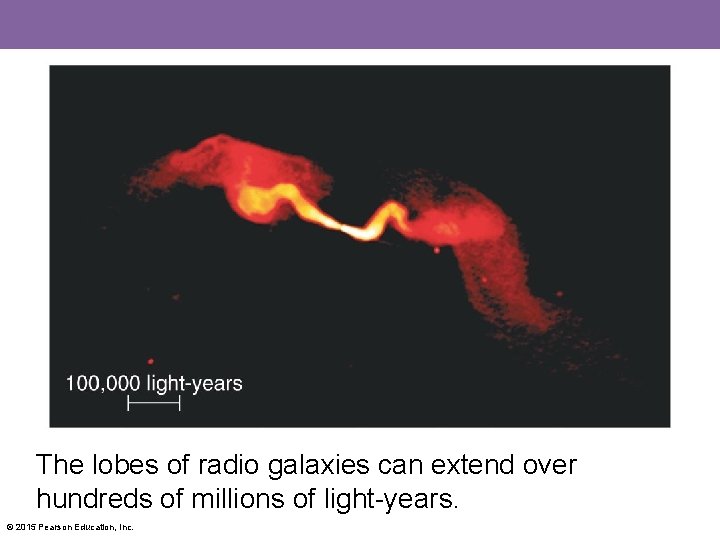 The lobes of radio galaxies can extend over hundreds of millions of light-years. ©