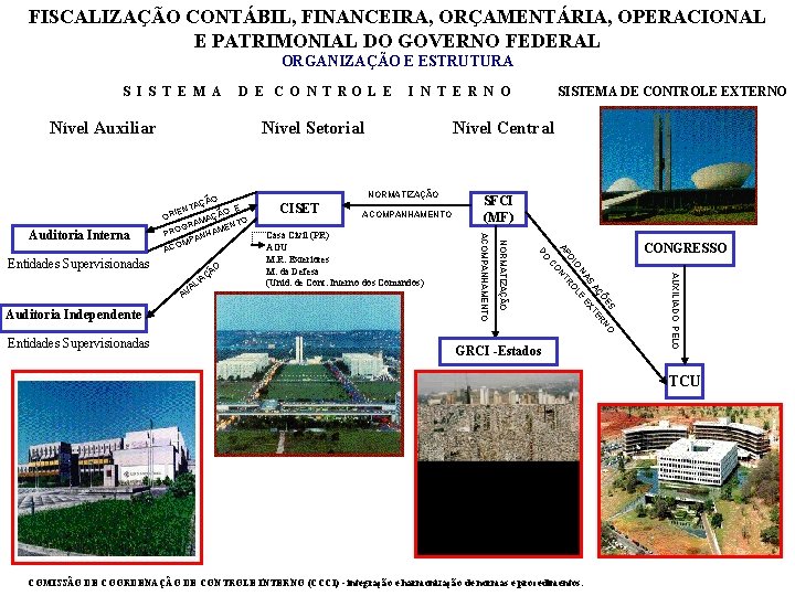 FISCALIZAÇÃO CONTÁBIL, FINANCEIRA, ORÇAMENTÁRIA, OPERACIONAL E PATRIMONIAL DO GOVERNO FEDERAL ORGANIZAÇÃO E ESTRUTURA S