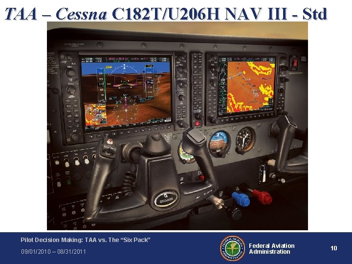 TAA – Cessna C 182 T/U 206 H NAV III - Std Pilot Decision TAA – Cessna C 182 T/U 206 H NAV III - Std Pilot Decision