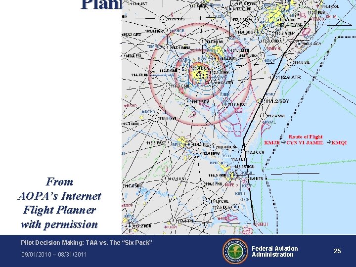 Planned Route of Flight Enroute Chart From AOPA’s Internet Flight Planner with permission Pilot Planned Route of Flight Enroute Chart From AOPA’s Internet Flight Planner with permission Pilot