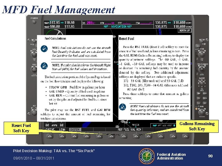 MFD Fuel Management Reset Fuel Soft Key Pilot Decision Making: TAA vs. The “Six MFD Fuel Management Reset Fuel Soft Key Pilot Decision Making: TAA vs. The “Six