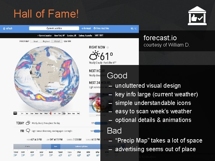 Hall of Fame! forecast. io courtesy of William D. Good – – – uncluttered Hall of Fame! forecast. io courtesy of William D. Good – – – uncluttered