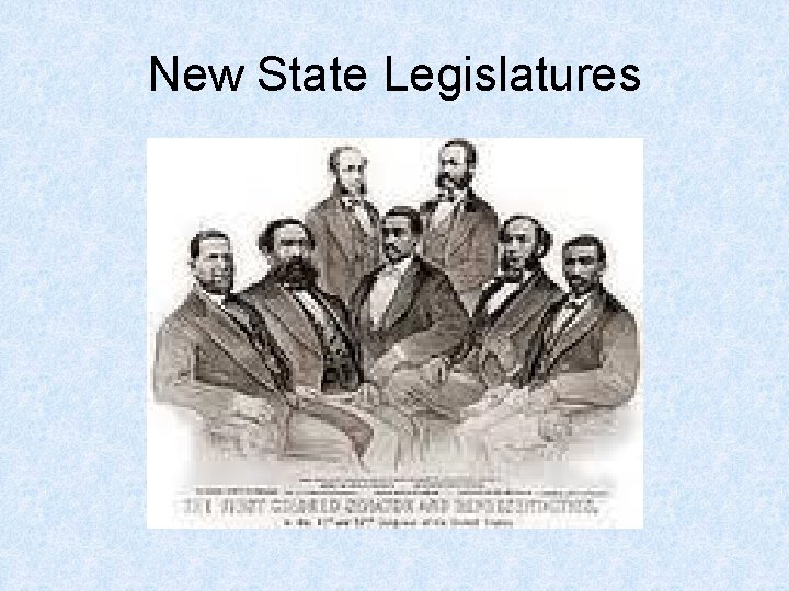 New State Legislatures 