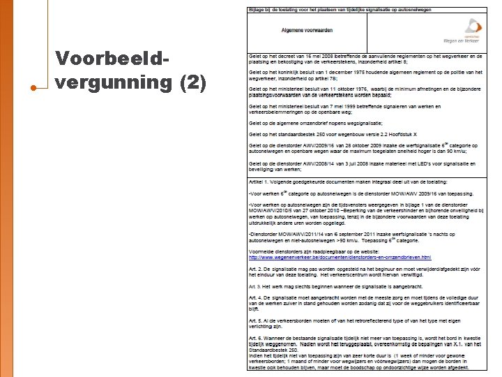 Voorbeeldvergunning (2) 