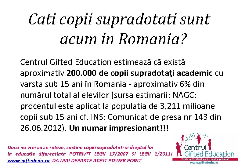 Cati copii supradotati sunt acum in Romania? Centrul Gifted Education estimează că există aproximativ
