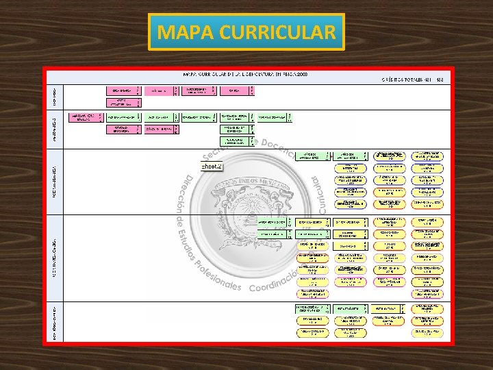 MAPA CURRICULAR MAPA CURRICULAR