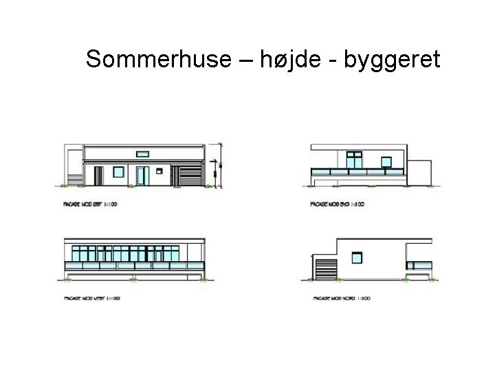 Sommerhuse – højde - byggeret 