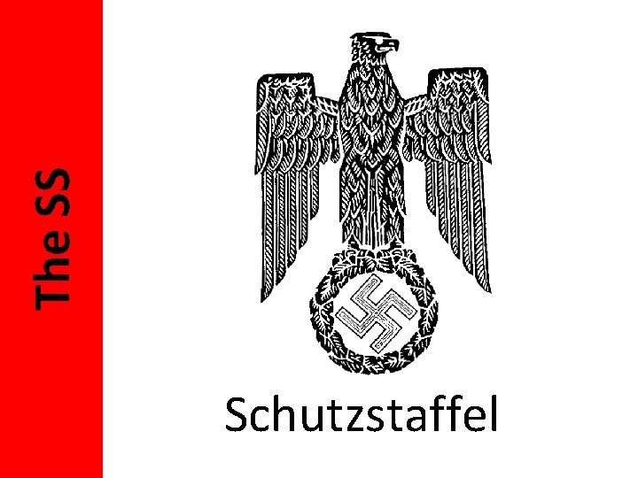 The SS Schutzstaffel 