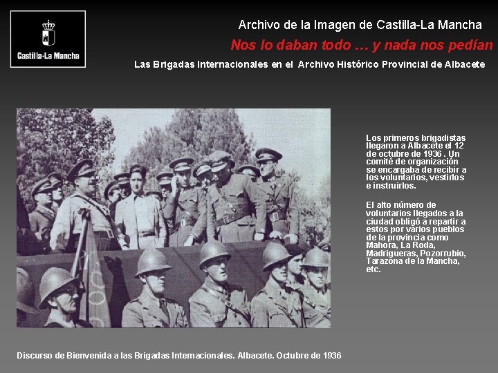 Archivo de la Imagen de Castilla-La Mancha Nos lo daban todo … y nada