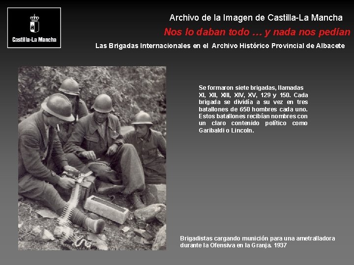 Archivo de la Imagen de Castilla-La Mancha Nos lo daban todo … y nada