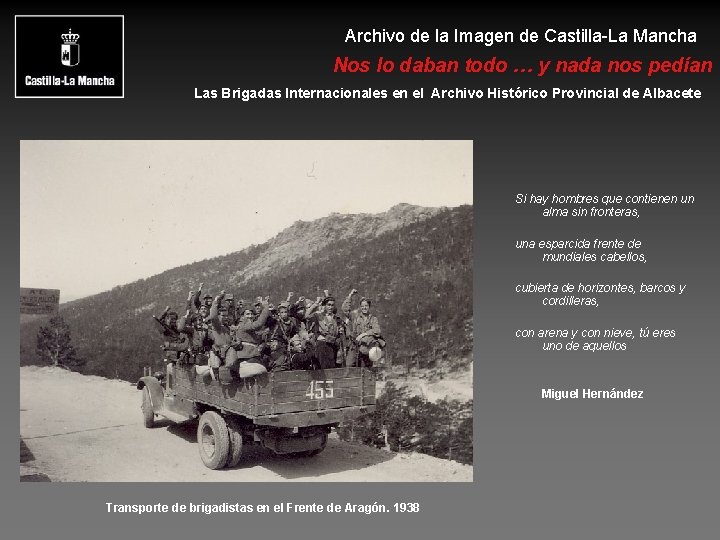 Archivo de la Imagen de Castilla-La Mancha Nos lo daban todo … y nada